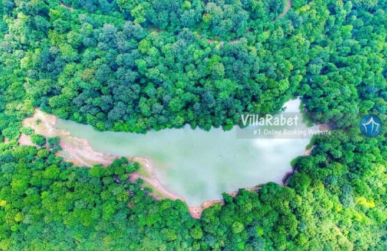 ساخت کلیپ اجاره ویلا با هلی شات عکس هوایی دریاچه چورت ساری